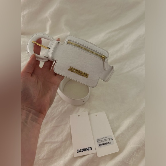 JACQUEMUS new white bag belt size S - Picture 3 of 6